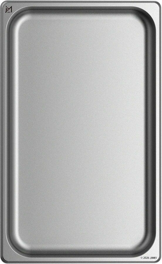 American-Style Rolled Edge GN 1/1 · 65 mm Top view