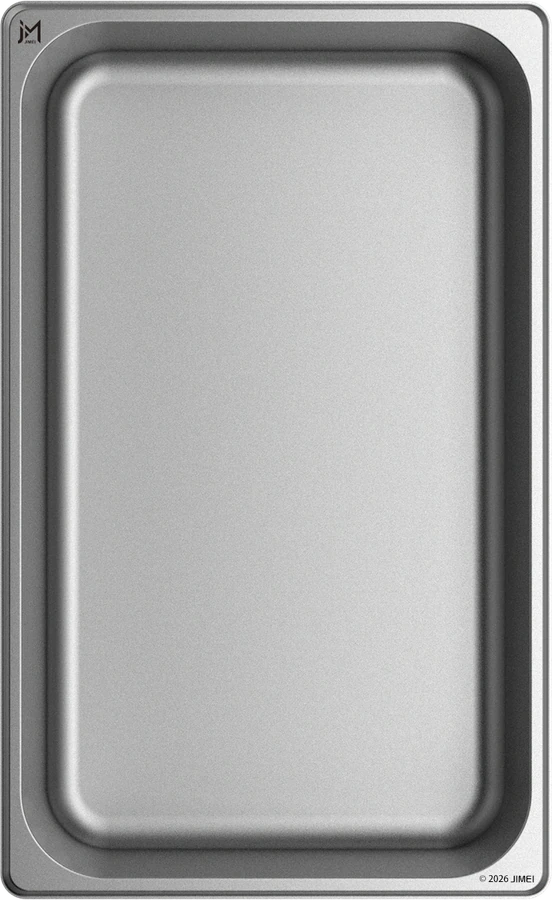 American-Style Rolled Edge GN 1/1 · 150 mm Top view