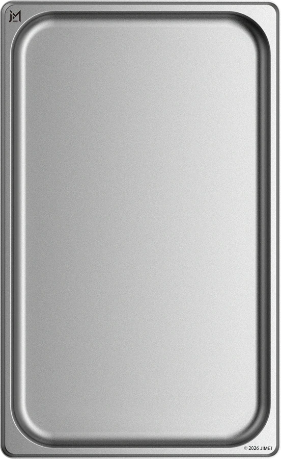 American-Style Rolled Edge GN 1/1 · 40 mm Top view